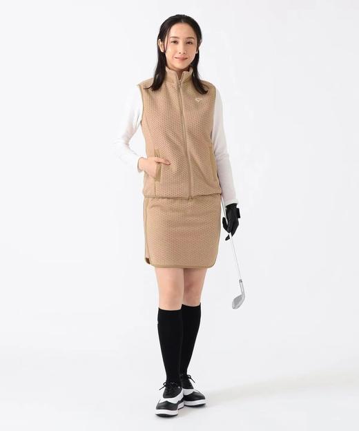 BEAMS 高尔夫 女士  秋冬季新款拼接凹凸菱格格抓绒 松紧腰短裙运动裙 商品图3