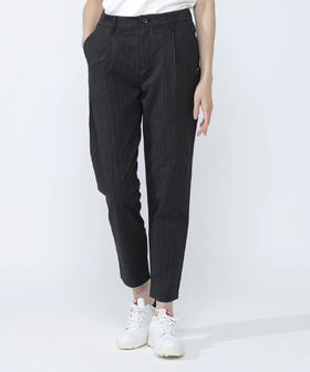 Master Bunny 女士高尔夫 竖条纹修身松紧运动长裤 透气舒适