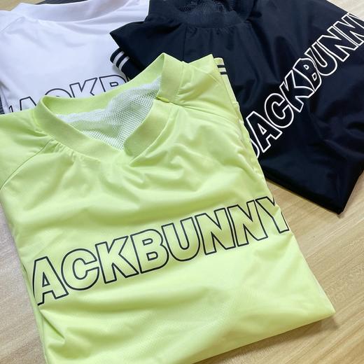 Jack Bunny高尔夫女士 罗纹袖口 字母圆领网状内衬 套头长袖 防水防风 商品图13