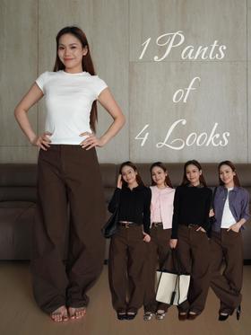 一裤多穿｜当你拥有一条棕色香蕉裤🔍