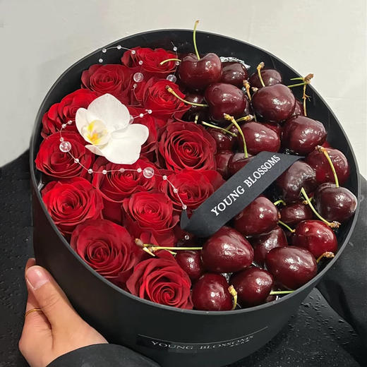 车厘子草莓成品水果花束同城配送北京上海广州送女友生日情人节礼物 商品图4