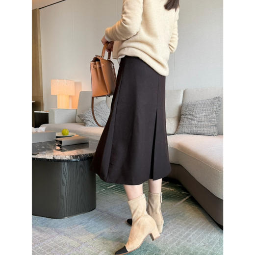 2602103     厚羊毛 百褶裙 A子版型 遮肉百搭 商品图10