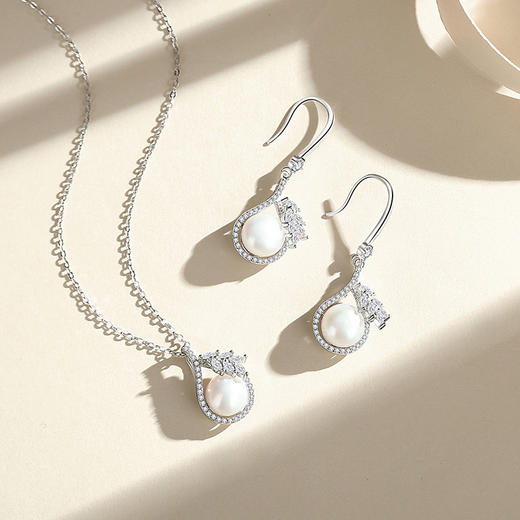 【穗穗年年】纯银珍珠麦穗项链【JHY-N002218B】 商品图2