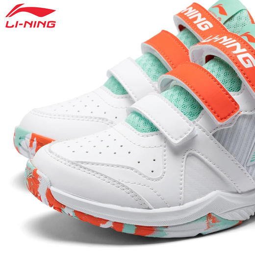 李宁大童鞋无痕羽毛球鞋雷霆JR防滑耐磨AYTV012训练鞋 商品图3