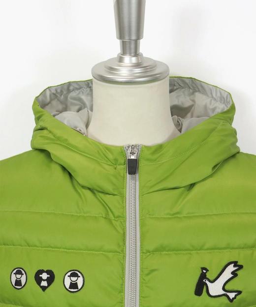 PICONE CLUB 高尔夫 女士 绣标防水羽绒双拉链连帽背心马甲 商品图5