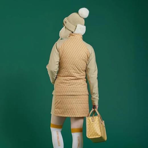 Resurrection GOLF  女款 冬季新款运动保暖绗缝中棉拼接夹克立领外套+中棉短裙 商品图1