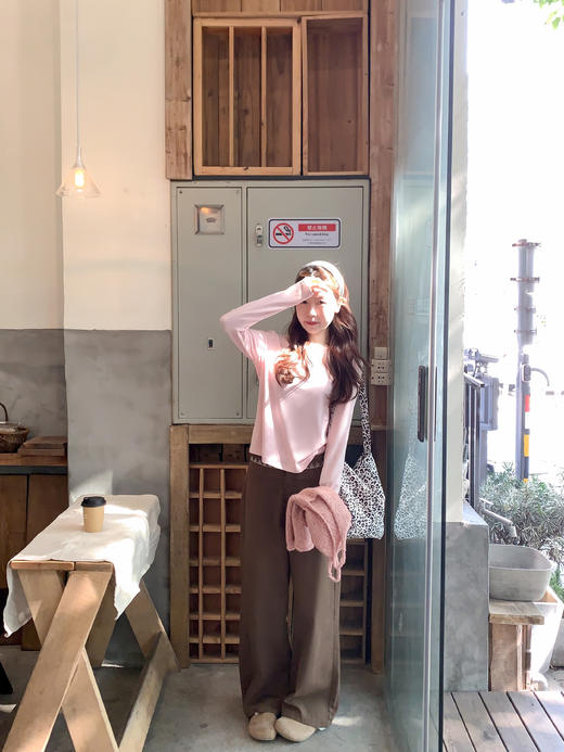 <曾小咸推荐> 2.18 现货秒杀 ！微信超特价！韩系简约长袖T恤 日常129.99 立减70 秒杀59.99！！ 商品图9