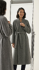 大披肩领超大摆双面手工中腰系带超长款大衣 商品缩略图6