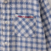 马克珍妮复古格纹男童透气棉麻衬衫2026年春装新款560220 商品缩略图3