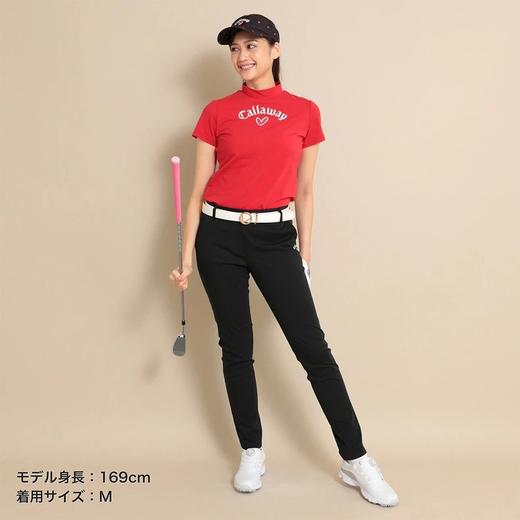 Callaway爱心系列高尔夫女士小高领运动T恤 商品图1