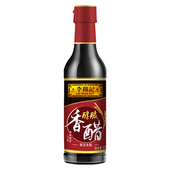 李锦记 醇酿香醋500ml【0添加防腐剂】固态发酵 凉拌海鲜饺子点蘸拌调味 /粮油调味 /调味品 /醋