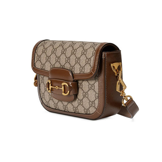 【二】GUCCI 古驰 中性马衔扣1955系列迷你单肩包 混色 658574 HUHHG 8565 商品图1