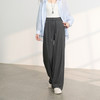 三彩2026春季新款糯米条垂垂裤休闲裤长裤宽松高腰直筒裤M 商品缩略图1