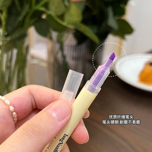开学季福利！【特惠装双头荧光笔】童年日记双头记号笔24支水彩笔护眼划重点大容量莹光手账笔 商品图3