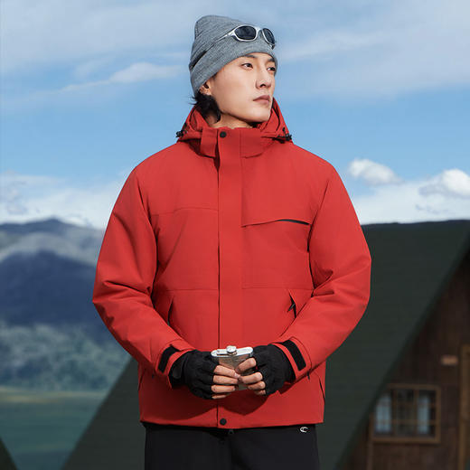 专柜同款·羊毛棉外套 石墨烯蓄热·三防耐磨·立体剪裁 男女同款7色可选【黑色2XL预售30天】 商品图6