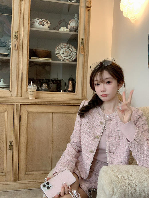 金蘑菇菇 粉邂逅 春日限定香香/24ss娇贵千金风 定制面料 商品图2