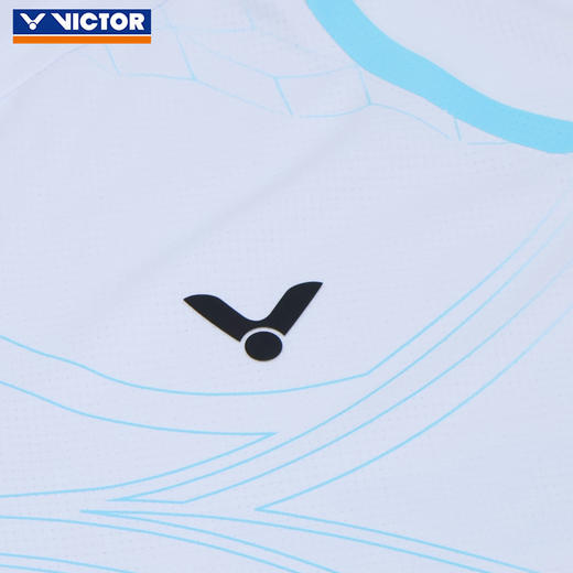 VICTOR威克多羽毛球服清爽舒适男女款运动短袖T-60008 商品图2
