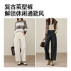 【特舒绒-茧型裤-小个子必入】逸阳冬季新款加绒高腰显瘦百搭宽松休闲哈伦裤8521 商品缩略图5