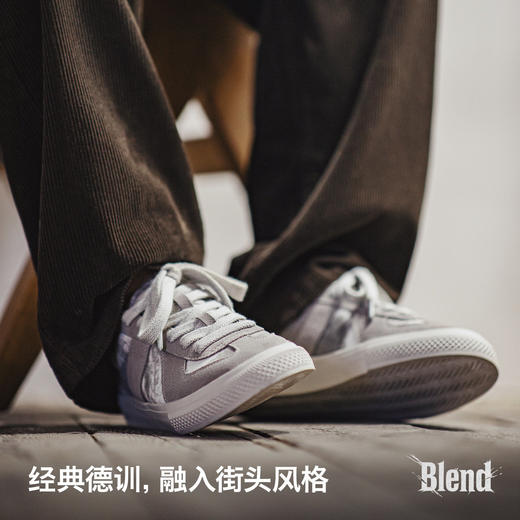 马登灰影德训鞋男春季新款复古扎染帆布板鞋平底休闲百搭阿甘鞋子 商品图1