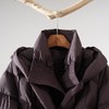西子/束影90白鸭绒双层立领连帽带腰带长款羽绒服/YRXS0611 商品缩略图1