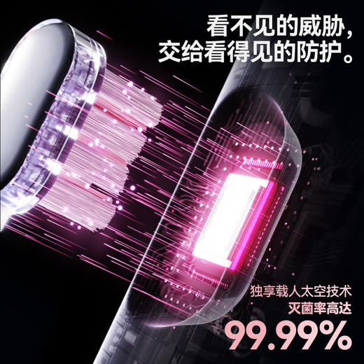 明星同款🍓【JIMOK·J7pro电动牙刷】灭菌太空舱电动牙刷🪥镜空粉/黑莓粉🉑️选！🔝UV紫外线90s消毒，灭菌率直达99.99% 商品图3