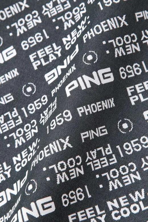 日本PING 女士高尔夫 字母logo短袖polo衫 防晒速干 商品图9