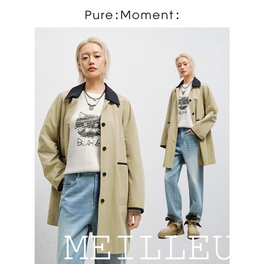 【经典款】【商场同款】麦檬春秋风衣4999460221 商品图0