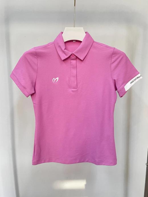 Master Bunny 高尔夫 女士 弹力透气翻领短袖polo领T恤 商品图8