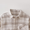 马克珍妮复古格纹男童纯棉衬衫2026年春装新款560222 商品缩略图2
