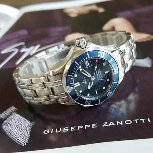 【95新】OMEGA 欧米茄2583.80.00石英机芯日期显示28MM（女款）海马系列精钢160126NJS27 商品图4