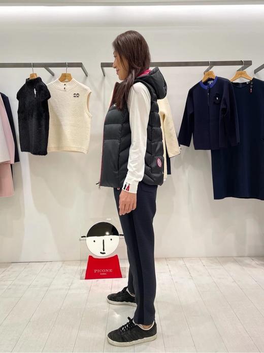 PICONE CLUB 高尔夫 女士 绣标防水羽绒双拉链连帽背心马甲 商品图3