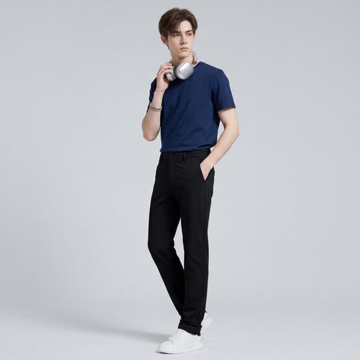 【防水&抗菌&凉感】圣得西2026年春季高弹男士巨好看通勤风休闲裤 商品图11