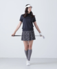 St ANDREWS 女士高尔夫 logo格纹提花百褶短裙 侧拉链半身裙 商品缩略图7