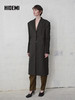 HIDEMI 设计感美丽奴羊毛翻驳领长款西装外套 商品缩略图3