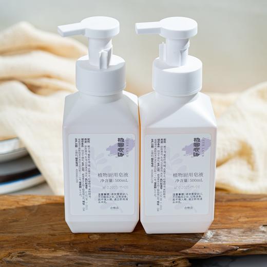 植物厨用皂液（洗洁精）丨纯植物配方，不含化学成分，精油抗菌、增加天然香气，泡沫丰富绵密，温和不伤手，500ml/瓶⭐️顺丰快递 商品图0
