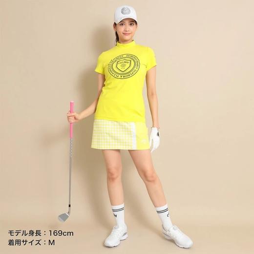 Callaway卡拉威高尔夫女装夏季 徽章印花半高领T恤短袖  时尚运动 商品图4