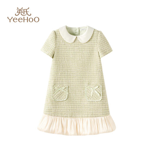 【英氏】【110-170】女童短袖小香风连衣裙 商品图7