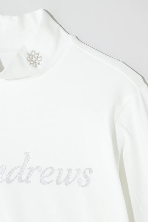 St ANDREWS 高尔夫女士 秋冬季 字母logo半高领长袖打底衫 弹性吸汗 商品图6