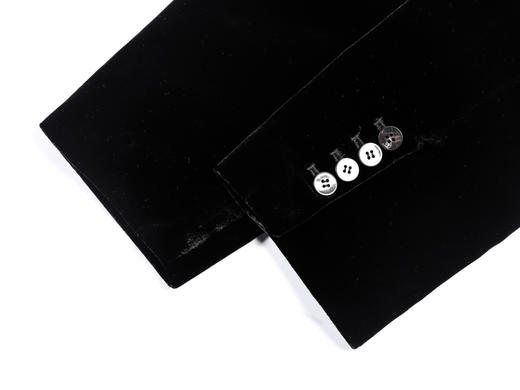 Max开襟真丝丝绒中长西装 商品图2