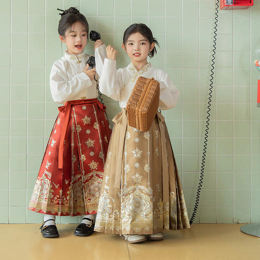 笛莎/Deesha 观山见联名国风半裙 商品图0