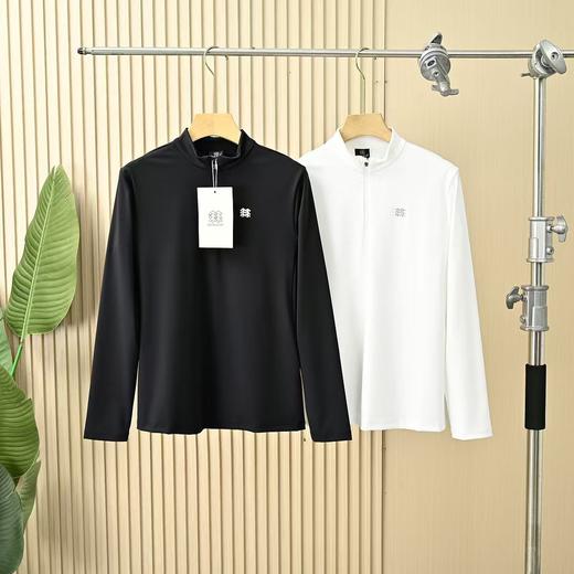 可隆春季女款半拉链立领春季打底衫上衣女款 女生 女士新款长袖T恤打底衫 商品图0