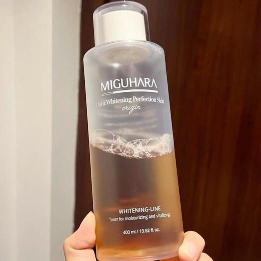 胖东来同款咪咕哈啦美白亮度爽肤水400ml效期27年12月（外包装轻微破损） 商品图3