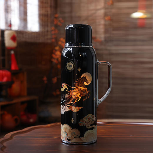 暖映千山316不锈钢传承壶620ML敦煌战马 商品图0