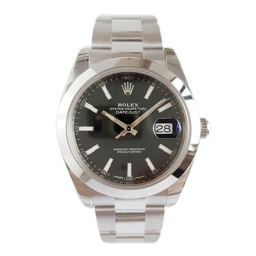 【99新（未使用品，有原厂膜有二维码）】ROLEX 劳力士126300-0011天文台认证自动机械机芯 日期显示 41MM（男款）日志型系列 蚝式钢300126NJS26 商品图0