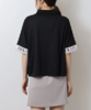 CECIL McBEE 女士高尔夫 袖口提花POLO领短袖 宽松落肩五分袖 商品缩略图7