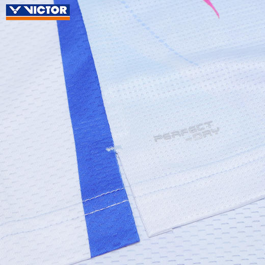 VICTOR威克多羽毛球服李梓嘉专属大赛服短袖T恤速干运动服T-60005 商品图4