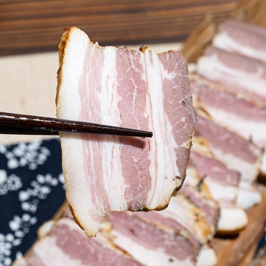 中式整切培根丨低盐配方，果木烟熏工艺，咸香有嚼劲，配料干净，跑山黑猪肉制作，整切花肉，肥度较高，介意慎拍⭐️顺丰/京东随机发 商品图1