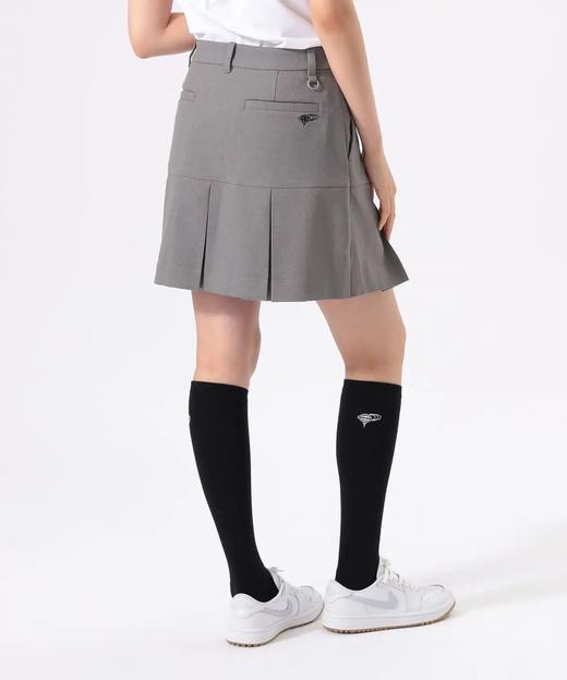 BEAMS 女士高尔夫 秋冬 弹力a字纯色百褶裙 运动百搭防走光 商品图5