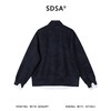 SDSA男装2026新款高贵轻奢韩版复古下摆拼接撞色拉链立领卫衣百搭 商品缩略图4