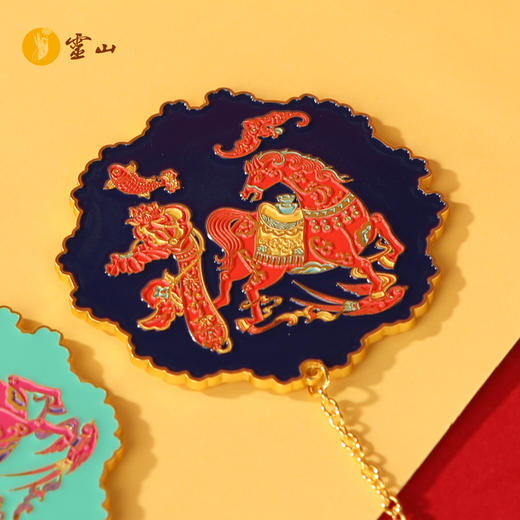 骏马迎福金属冰箱贴 商品图2